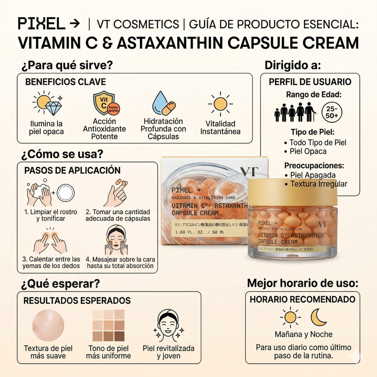 VT Cosmetics Vitamin C Astaxanthin Capsule Cream
