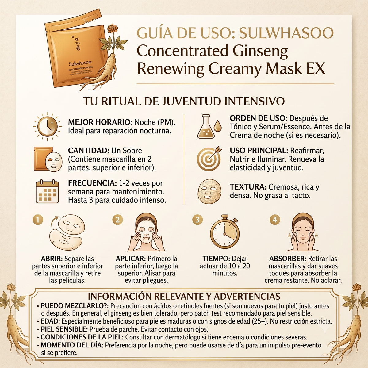 Sulwhasoo Concentrated Ginseng Renewing Creamy Mask EX