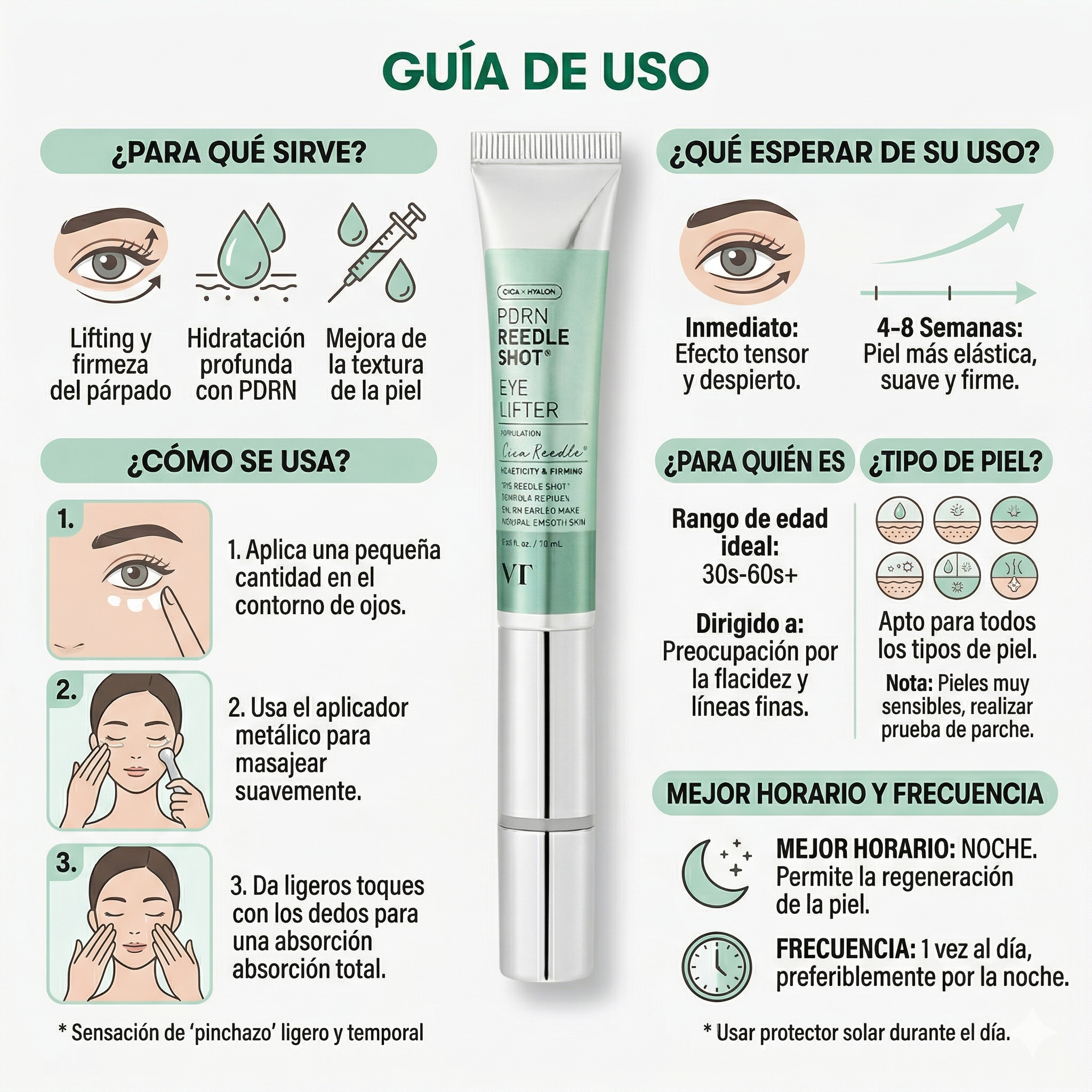 VT Cosmetics PDRN Reedle Shot Eye Lifter