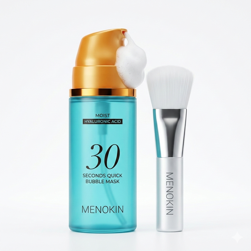 Mascarilla facial de burbujas con Ácido Hialurónico – Hidratación y Glow en 30 segundos