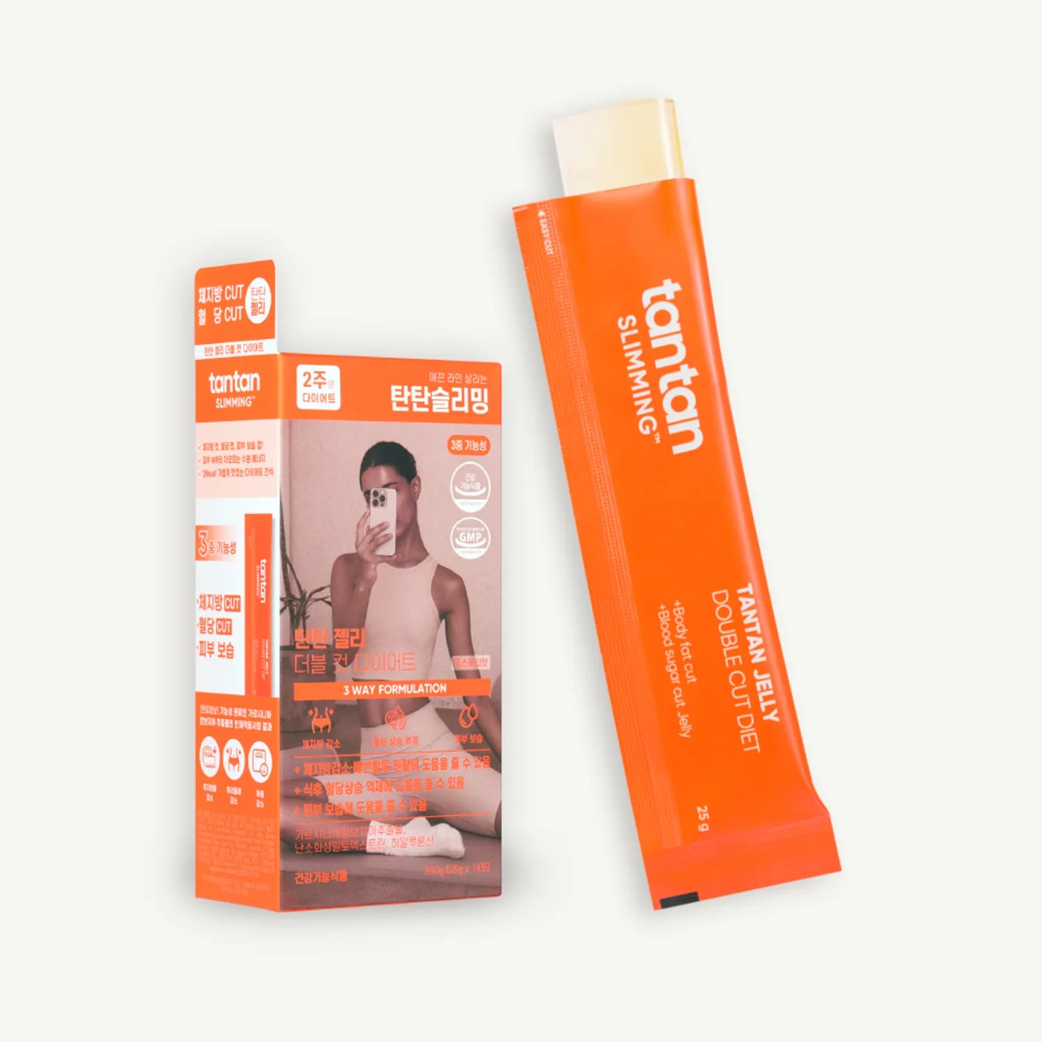 Tantan Jelly Double Cut Diet 14 Sticks